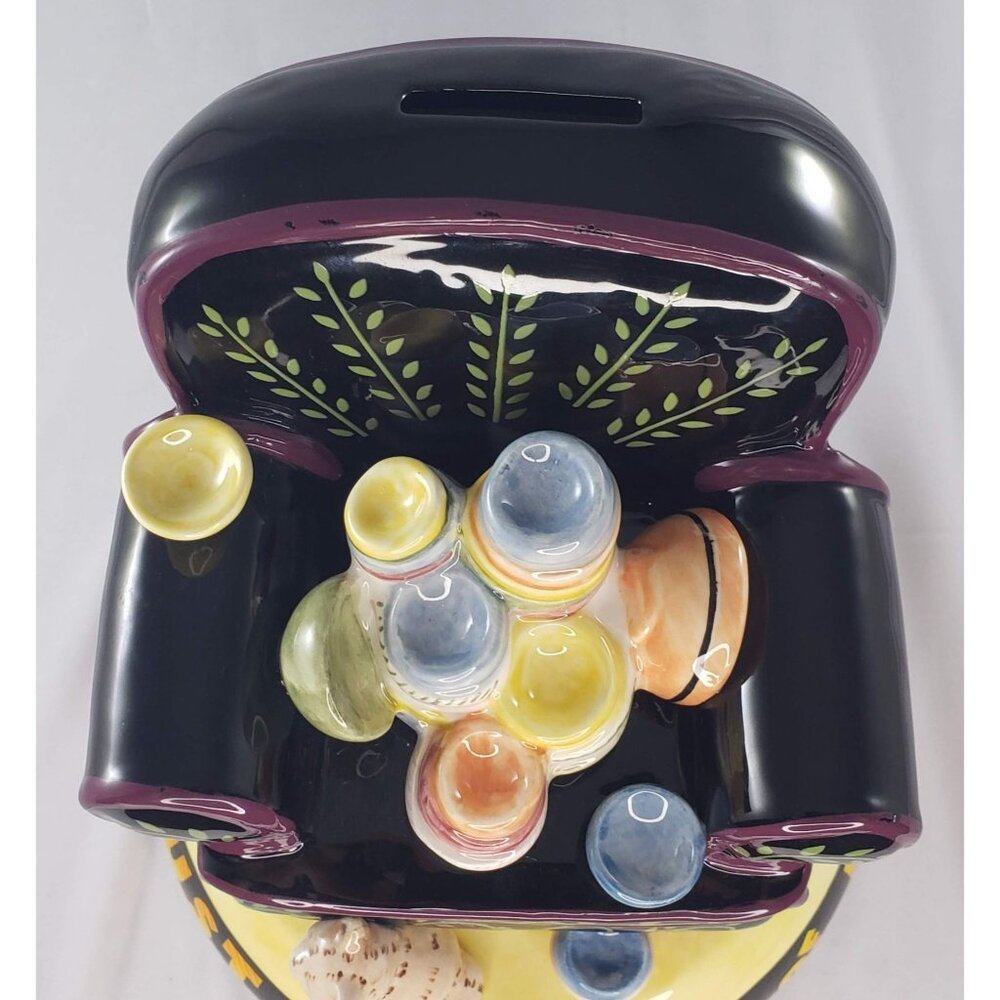 Mary Engelbreit Life Is Just A Chair Of Bowlies Piggy Bank 1994 - Picture 6 of 7